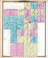 Shawano County Map, Wisconsin State Atlas 1878